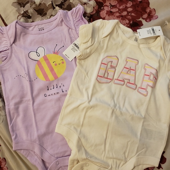 NWT GYMBOREE Baby Girl Bodysuit Tee Top Shirt NEW Body Suit Short Sleeve
